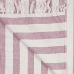 red white table runner